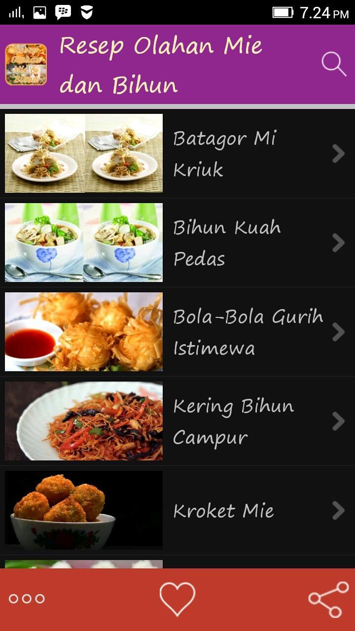 Resep Olahan Mie Dan Bihun Für Android Apk Herunterladen