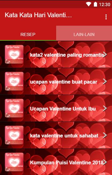 Gratis Unduh Gambar Kata-Kata Hari Valentine Lengkap Fur Android Apk Herunterladen Terbaru by Kata Cinta
