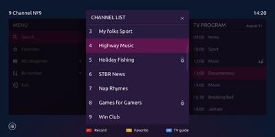 Ministra Player for Android TV screenshot 1