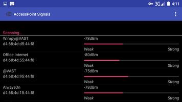 Wifi Signal Strength Meter capture d'écran 3