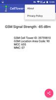 Cell Tower Info and Signal capture d'écran 1