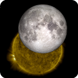 Soleil-lune icône