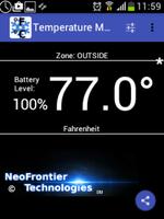 Wireless Temperature Monitor الملصق