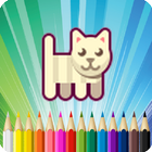 Cat Coloring Book أيقونة