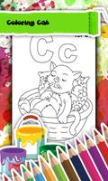 Cat Coloring Book 海报