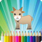 Goat Coloring Book ícone