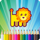 Lion Coloring Book ícone