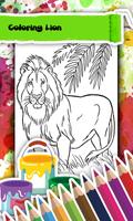 Lion Coloring Book imagem de tela 2