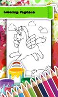 Pegasus Coloring Book Unicorn syot layar 1