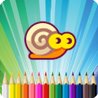 Snail Coloring Book ikon