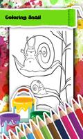 Snail Coloring Book syot layar 1