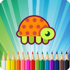 ikon Turtle Coloring Book