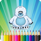 Yeti Coloring Book Big Foot иконка