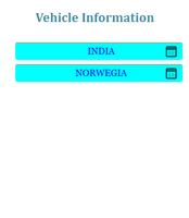 vehicle registration number infornation Affiche