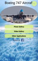 Boeing 747 Avion Photos et Vidéos Affiche