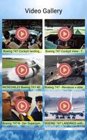Boeing 747 Avion Photos et Vidéos capture d'écran 1
