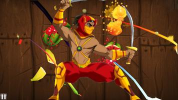 Fruits Street Ninja HD Free ภาพหน้าจอ 1