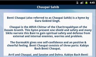 Chaupai Sahib with meaning captura de pantalla 1