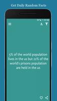 Facts - Daily Random Facts, cool facts, fun facts poster