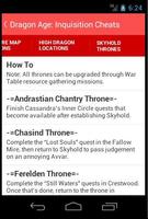 Cheats for Dragon Age: Inq capture d'écran 3