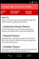 Cheats for Dragon Age: Inq ภาพหน้าจอ 3