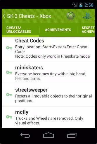 Cheats for Skate 3 APK for Android Download