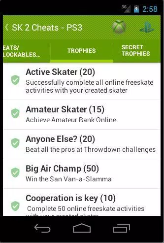 Cheats For Skate 3, 2 and 1 APK voor Android Download