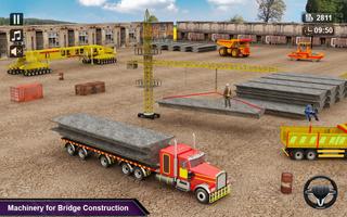 Bridge Construction 3d Builder Simulator اسکرین شاٹ 1