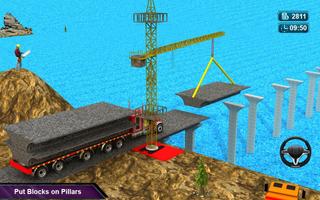 Bridge Construction 3d Builder Simulator اسکرین شاٹ 3