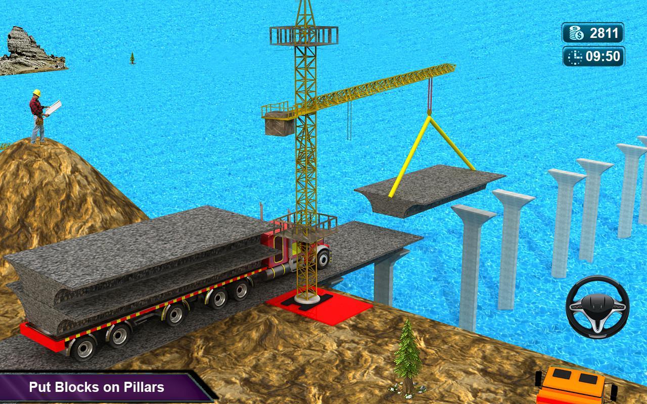 Bridge Construction 3d Builder Simulator For Android Apk Download - bridge simulator roblox