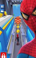 Subway avengers Infinity Dash: spiderman & ironman Affiche