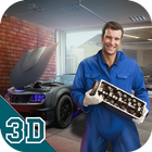 Sport Car Service Workshop أيقونة