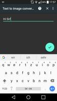 Text to image converter पोस्टर