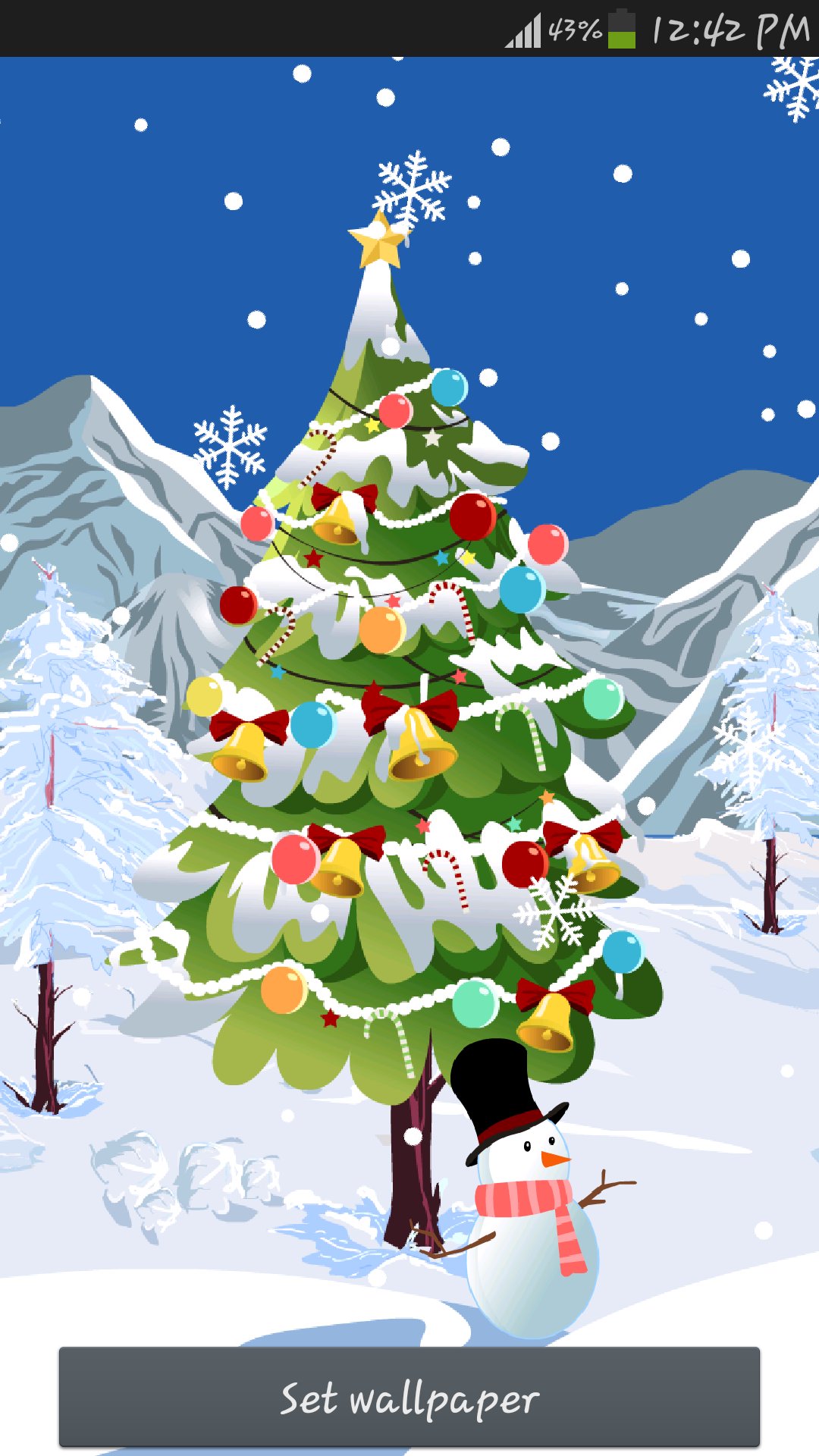 Скачать Christmas Tree Live Wallpaper APK для Android