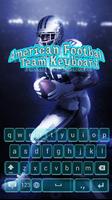 American Football Team Keyboard capture d'écran 2