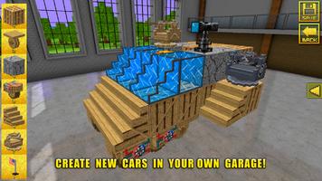 Blocky Cars تصوير الشاشة 1