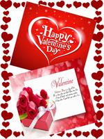 Valentine Wishes Card plakat