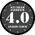 Ice Cream Sandwich Clock
