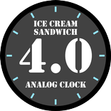 Ice Cream Sandwich Clock