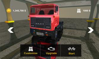 Real Truck Parking 3D captura de pantalla 2