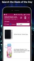 Unlock Deals Lock Screen: Alerts for Sale Coupons capture d'écran 1