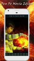 Fire Effect Movie Photo Editor captura de pantalla 1