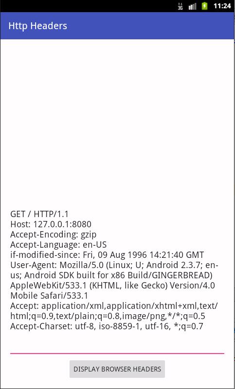Android headers Android headers