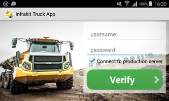 Infrakit Truck Tracking پوسٹر