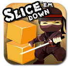 Slice'Em Down - Cut the blocks icône