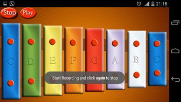 Xylophone - Record and play imagem de tela 2