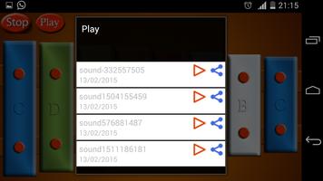 Xylophone - Record and play imagem de tela 3