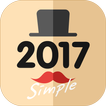”卓上カレンダー2017：シンプルカレンダー 「ウィジェット」