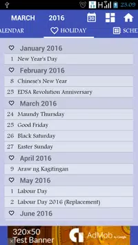 Philippines Calendar 15 16 For Android Apk Download