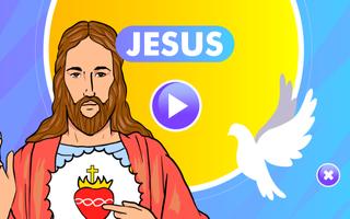 Rompecabezas de Dios y Jesus Poster